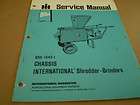 IH Harvester Mowers Knife & Tool Grinders Part Manual