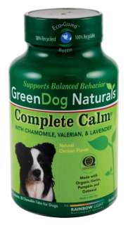 GreenDog Naturals Complete Calm, Organic Chicken Flavor, 30 Chewable 