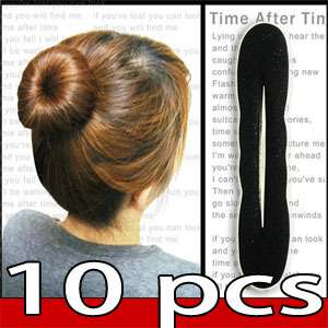 10PCS NEW Magic Bun Hair Twist Stick Maker Clip Pin Fjf  