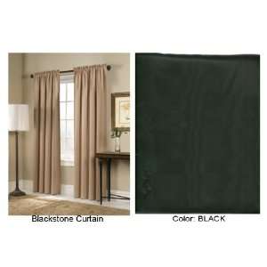  Blackstone Blackout Curtain Panel 63 long   BLACK