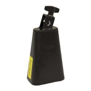   Percussion 5.5 Inch Black Powder Coated Cowbell Musical Instruments