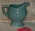 vintage creamer pitcher santa anita ware pottery pale blue retro