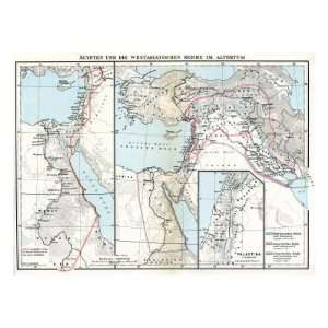  Map of Egypt and Near Eastern Kingdom in Ancient Times 