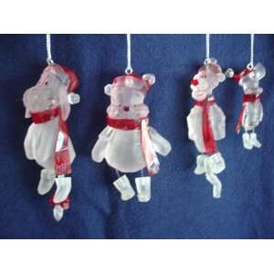   The Pooh & Friends Ice Cube Christmas Ornament Set 