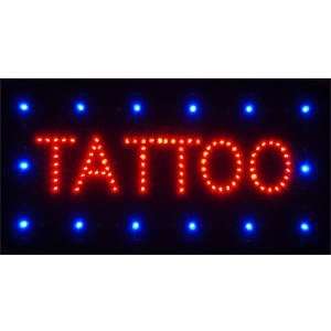  Shipping Tattoo Electronic Flash Flashing LED Display Sign Shop Door 