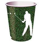 Golf Sports Party GOLFER HOT / COLD PAPER DRINKING CUPS