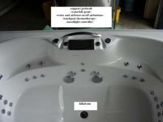 whirlpool bath spa hot tub jacuzzi 44 water jet therapy  