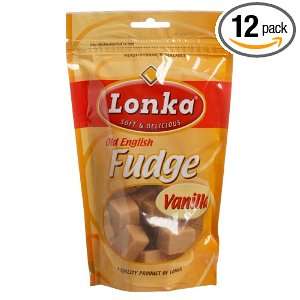 Lonka Old English Fudge Vanilla, 7 Ounce Bag (Pack of 12)  