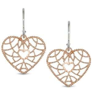  Sterling Silver Heart Fashion Earrings Jewelry