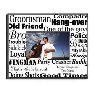   Wedding Favors Personalized Groomsman Picture Frame 