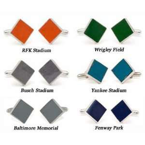   Icons Ballpark Stadium Seat Cufflinks (FENWAY PARK)