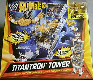 WWE Rumblers Titantron Tower With Evan Bourne Mini Rumbler Action 