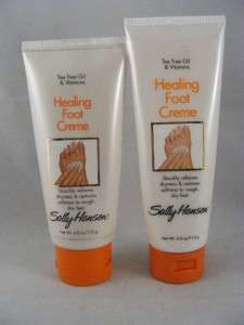 Sally Hansen Healing Foot Creme Cream Tea Tree Oil  