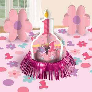  Lets Party By Amscan First Birthday Girl Table Decorating 