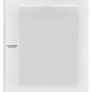  Five Star Customizable Poly Binder, 1.5 Inch, White (72887 