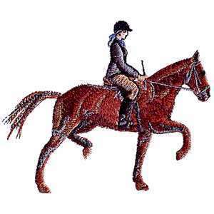 Show Horse sorrel dressage horses western Iron on Patch  