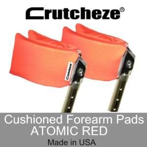  Crutcheze Forearm Crutch Pads Atomic Red Health 