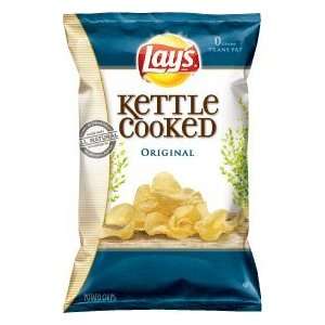  Lays Kettle Cooked Original Potato Chips, 8.5 Oz Bags 