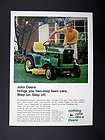 John Deere 110 Riding Lawn Mower 1973 print Ad advertisement