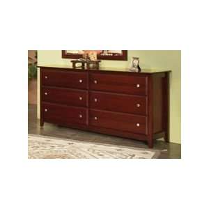  Modus   Newport 6 Drawer Dresser in Cordovan MFI Modus 