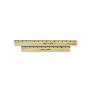 Acme United Corporation Products   Wood Ruler, Scaled in 16ths/Metric 