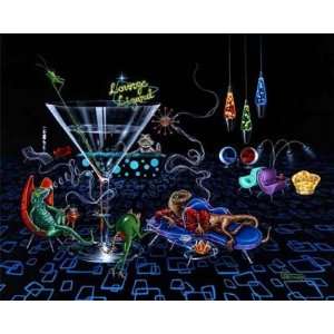  Michael Godard   Lounge Lizard Artists Proof Canvas 