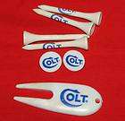 COLT Firearms Factory Golf Tees Markers Divot tool
