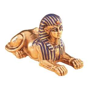 Egyptian Sphinx Gold Plated Pewter Figurine 6153 
