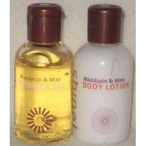  Bliss Shine Mandarin and Mint Shower Gel and Body Lotion 