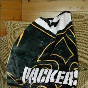  Green Bay Packers Tattoo Plush Blanket Throw Sports 