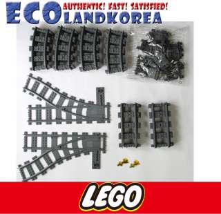 Lego City 7939 Cargo train Straight & Curved 42 Pcs NEW  