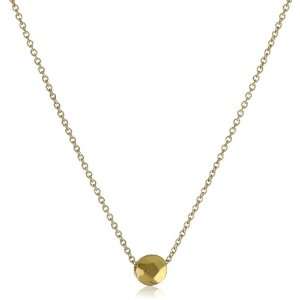 Dogeared Jewels & Gifts Karma Gold Dipped Faceted Necklace