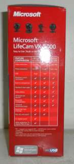 New Microsoft LifeCam VX 1000 Web Cam/1.3M W/Mic  