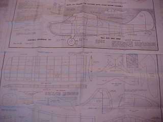 Aeronca 85 Full Size Wood Plans 50 Inch Wing Span  