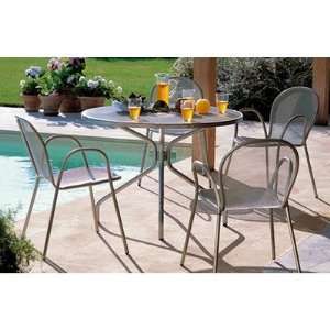  Emu ER804 Cambi 42 Patio Table with Umbrella Hole Finish 