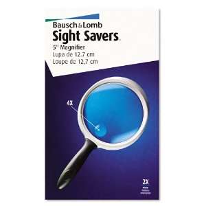 Bausch & Lomb 2X   4X Round Handheld Magnifier with Acrylic Lens, 5 