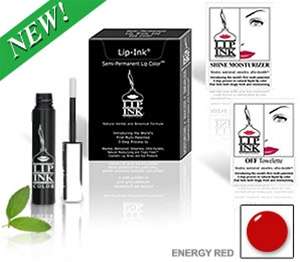LIP INK® Lipstick Smear proof ENERGY RED Trial Kit  
