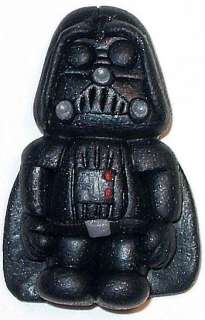 Wars & Stars Darth Vader Figure Charm Polymer Clay Bead  