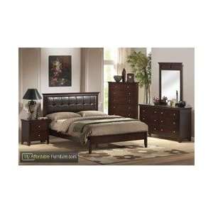 Heather Collection Panel Bedroom Set by Poundex