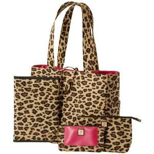 JP Lizzy Leopard in Pink Classic Tote Set