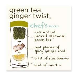 Green Tea Ginger Twist 13.5oz 6/case Ready to drink Bottled Signature 