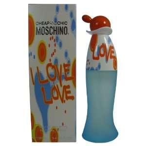 LOVE LOVE Perfume. EAU DE TOILETTE SPRAY 3.4 oz / 100 ml By Moschino 