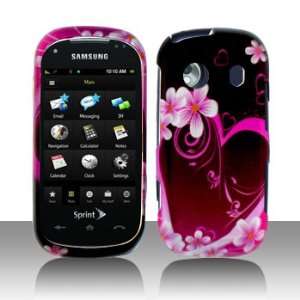  Samsung Seek M350 Purple Love Hard Case Snap on Cover 