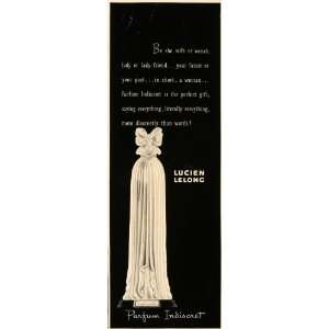  1936 Ad Parfum Indiscret Lucien Lelong Ladys Perfumes 