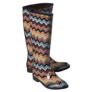 Missoni for Target® Womens Zig Zag Rain Boots, Multicolor, Sz. 8