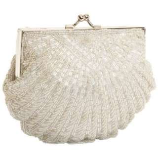 La Regale Beaded Shell Clutch   designer shoes, handbags, jewelry 