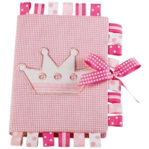 Mud Pie Baby Little Princess Pink Gingham Photo Album, Crown