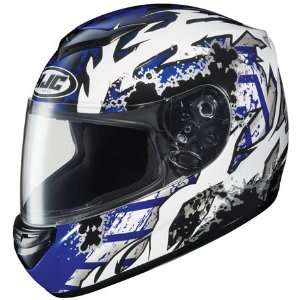 HJC CS R2 Skarr Full Face Motorcycle Helmet MC 2 Blue Extra Large XL 