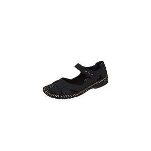  Rieker   49884 Blanche 84 (Black Leather)   Footwear 