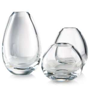  Rogaska Crystal Fashionably Late Clear Vase   5.25 H x 5 
